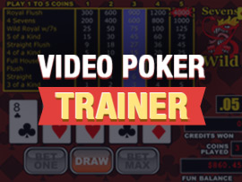 video poker trainer paytable