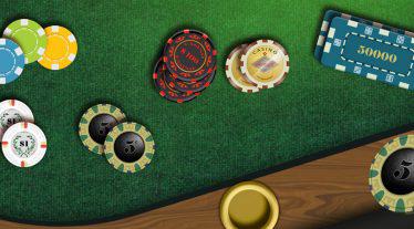 Poker-Table-with-a-lot-of-different-style-casino-chips