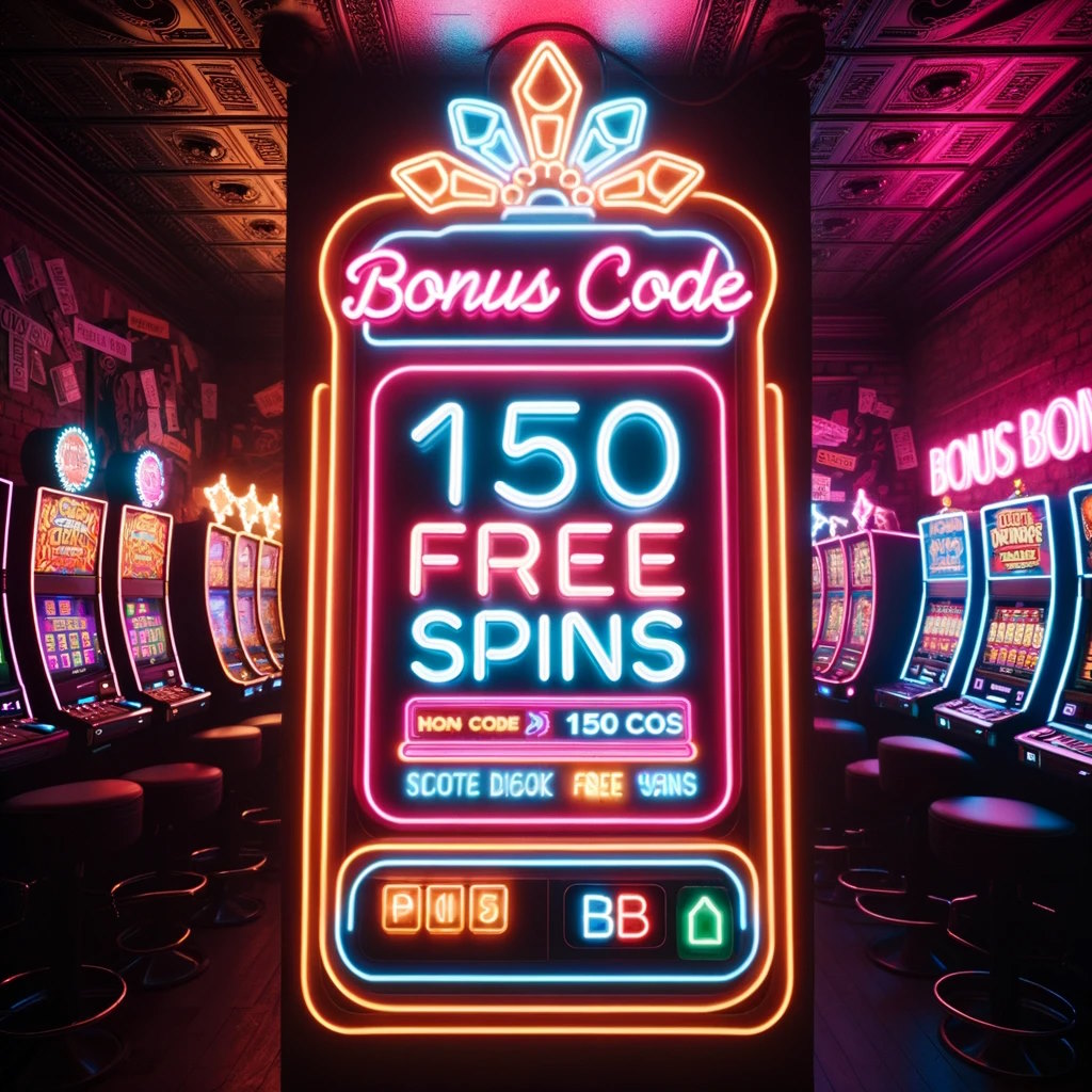 slot machine with 150 free spins writing