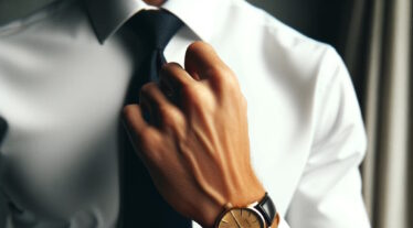 A-close-up-image-of-a-person-in-a-professional-setting.-The-individual-is-dressed-in-a-crisp-white-shirt-and-a-watch