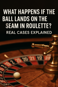 roulette ball landing on seam