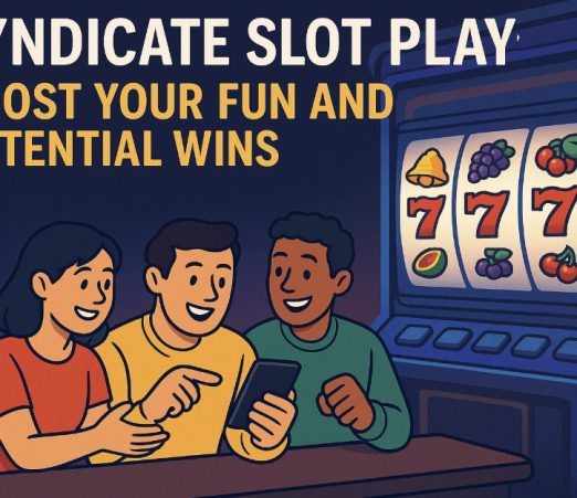 3 friends playing slots on mobile