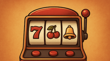 A slot machine illustration