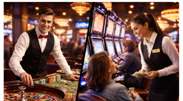 job of a casino croupier