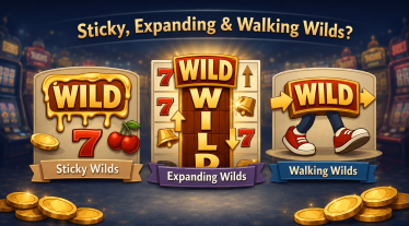 What Are Sticky Wilds, Expanding Wilds, and Walking Wilds