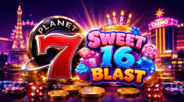 250% Bonus + 30 Free Spins on Sweet 16 Blast at Planet 7 Casino